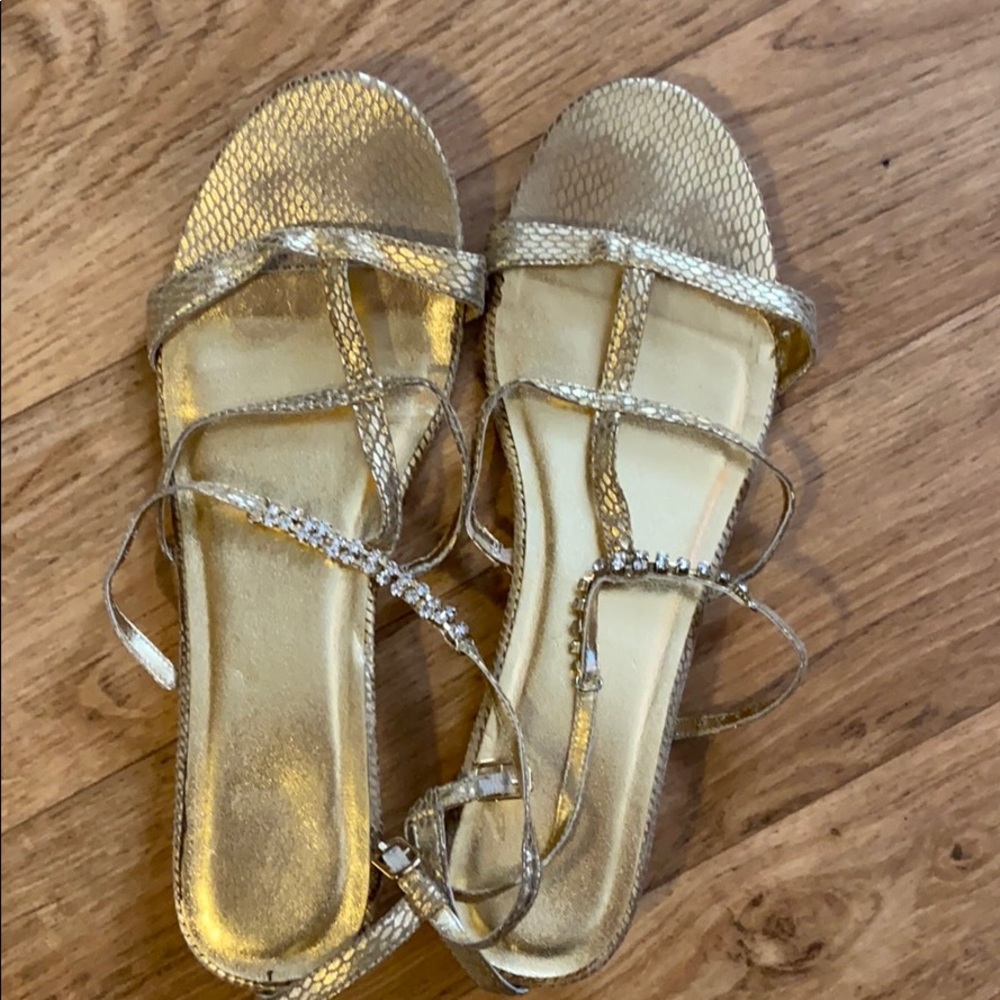 Gold Sandals